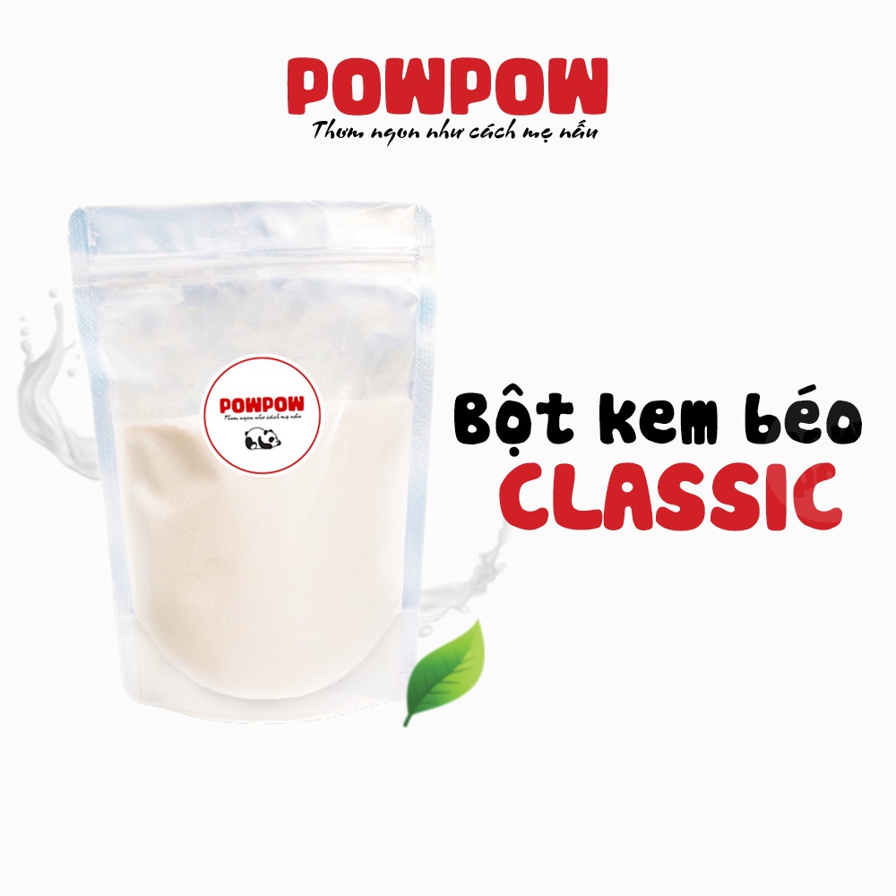 Bột kem béo pha trà sữa làm bánh 200g POWPOW 3 vị