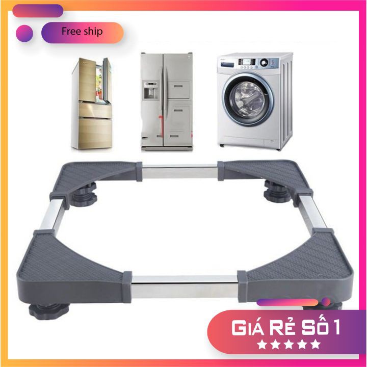 [HÀNG LOẠI 1]Chân Kê Máy Giặt Tủ Lạnh Đế Kê Chân Tủ Lạnh Máy Giặt Bằng Inox Đa Năng | BigBuy360 - bigbuy360.vn