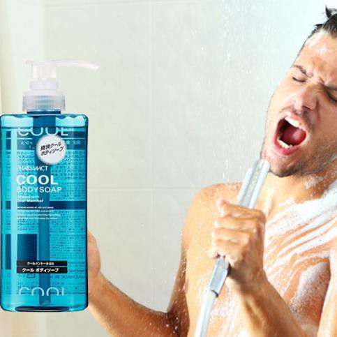 SỮA TẮM CHO NAM COOL BODY SOAP PHARMAACT Nhật Bản 600mlCHÍNH HÃNG giúp làm sạch nhẹ nhàng làn da trên cơ thể