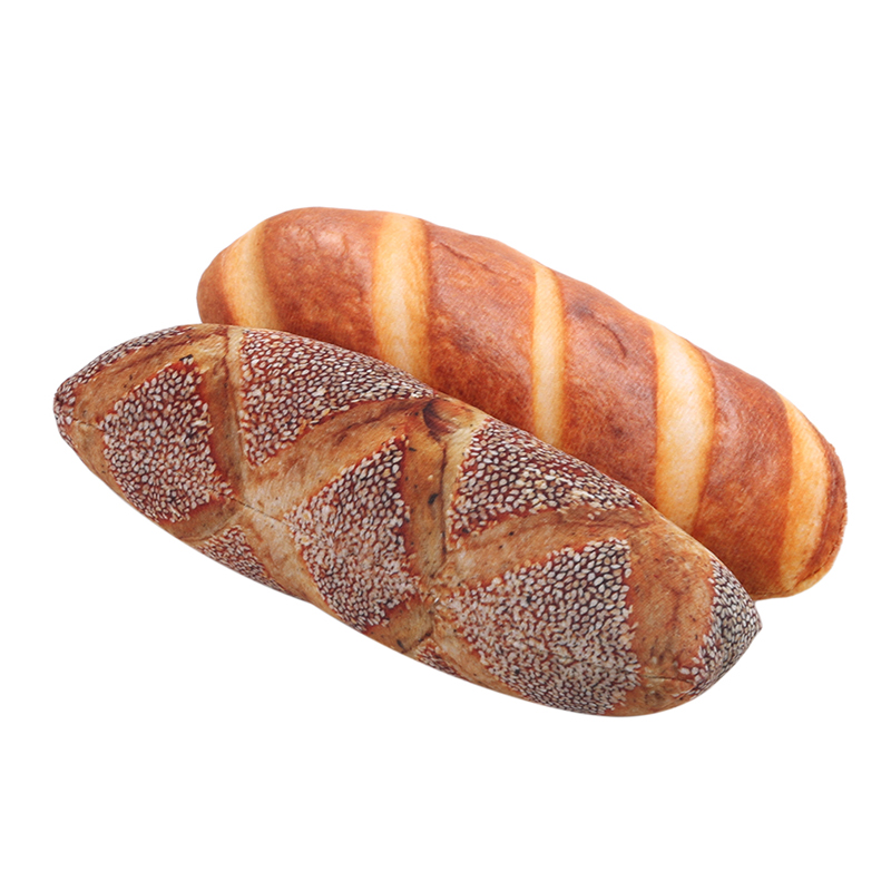 Gối Ôm Hình Bánh Mì/Sesame Nhồi Bông Thiết Kế Sáng Tạo Cho Bé