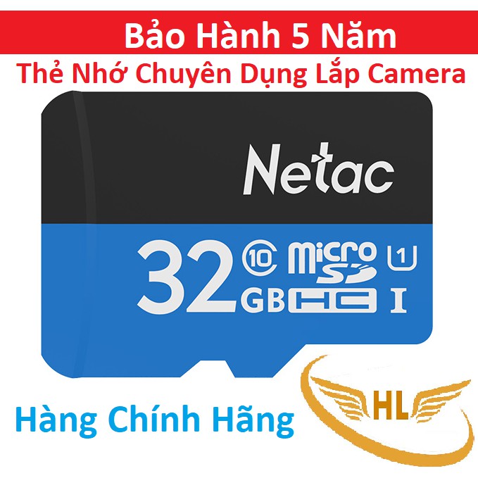 Thẻ Nhớ 32G Netac Micro SD-Hàng Chính Hãng