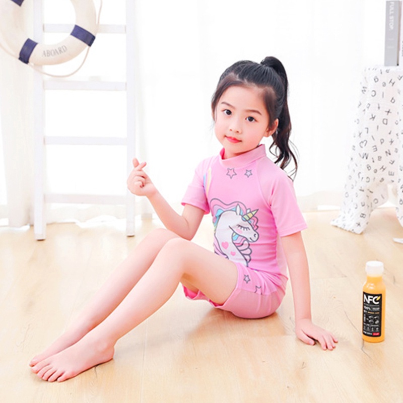 Đồ bơi cho bé trai và bé gái 5-10 tuổi nhập khẩu cao cấp hoạt hình Baby-S, Đồ bơi liền thân cho bé nhiều màu - SDB013