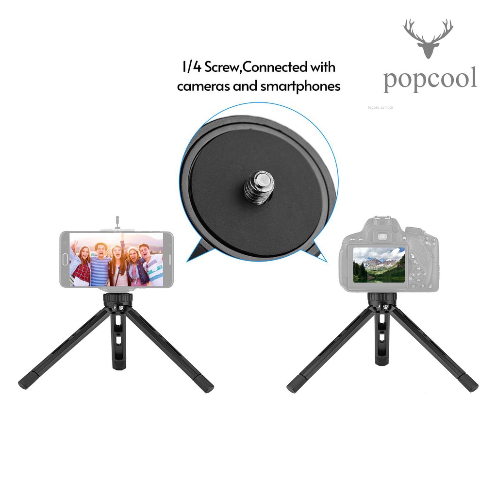 Gậy Ba Chân Để Bàn Bằng Hợp Kim Nhôm Với Ốc Vít 1 / 4 Cho Máy Ảnh DSLR / Điện Thoại Thông Minh / Đèn LED Phụ Kiện Chịu Lực 15KG Chuyên Dụng Chất Lượng | BigBuy360 - bigbuy360.vn