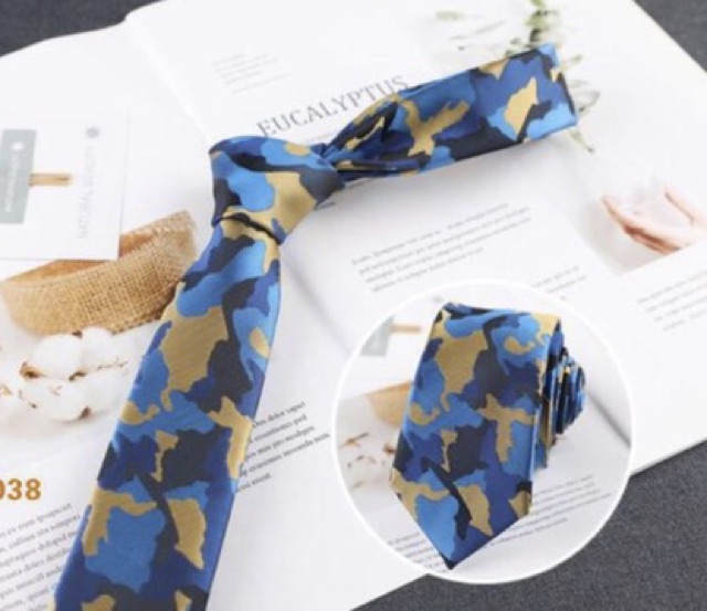 Cà vạt bản 6cm phong cách Hàn Quốc