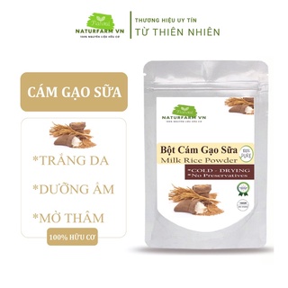 100GR Bột cám gạo sữa Organic - Thương hiệu Natural Store Handmade