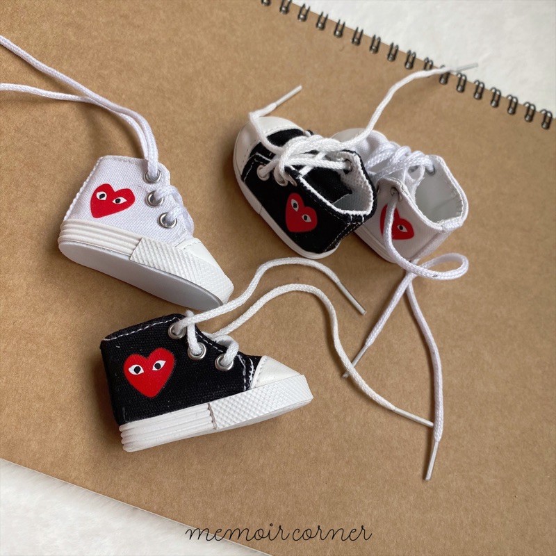 Giày Comme Des Garcons Play 6cm cho Doll