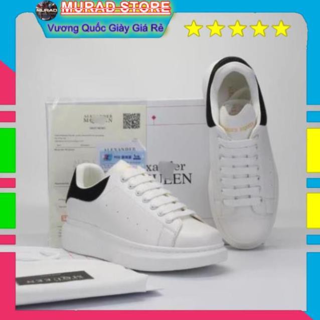 [TẶNG TẨY VỆ SINH+TẤT] Giày thể thao sneaker  MCQ gót nhung đen full box MET1 | BigBuy360 - bigbuy360.vn