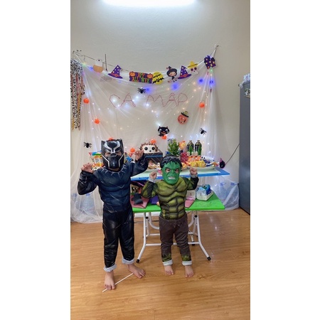 Bộ quần áo hóa trang siêu nhân Báo đen Black PanTher Trẻ Em