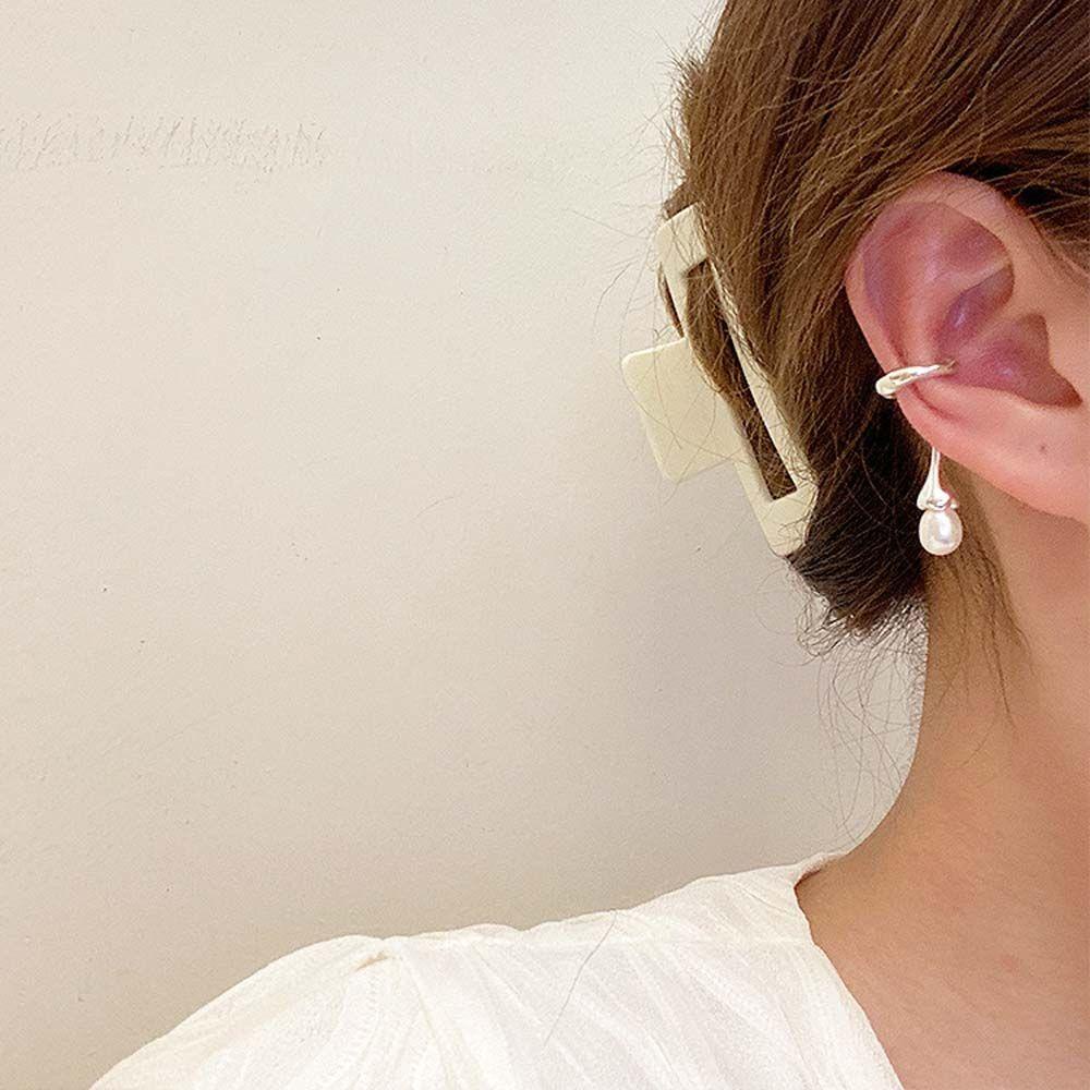 Bông Tai Thời Trang Cá Tính Cho Nữ|Trang Sức Vòng Cổ Thanh Lịch Màu Sắc Thanh Lịch|Khuyên Tai Kim Loại Hình Chữ C Nhiều Màu Sắc Phong Cách Hàn Quốc