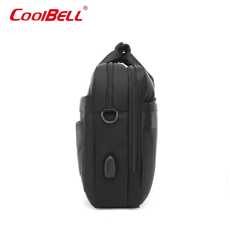 Cặp Nam Nữ Cao Cấp, Công Sở, Laptop, Chống Thấm Nước, Đi Chơi, Du Lịch - CB 2071 Chính Hãng Coolbell - BH 3 Năm