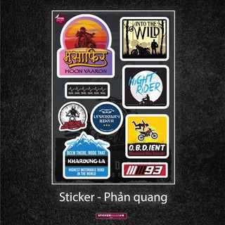 Sticker tem dán Phản Quang _ Biker