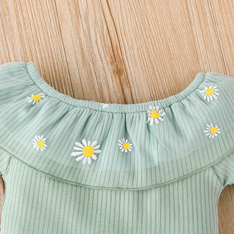 Combo bộ đồ bé gái 0-18 tháng tay ngắn bodysuit liền thân vạch sọcquần dài set mùa hè thời trang cho bé trẻ em sơ sinh
