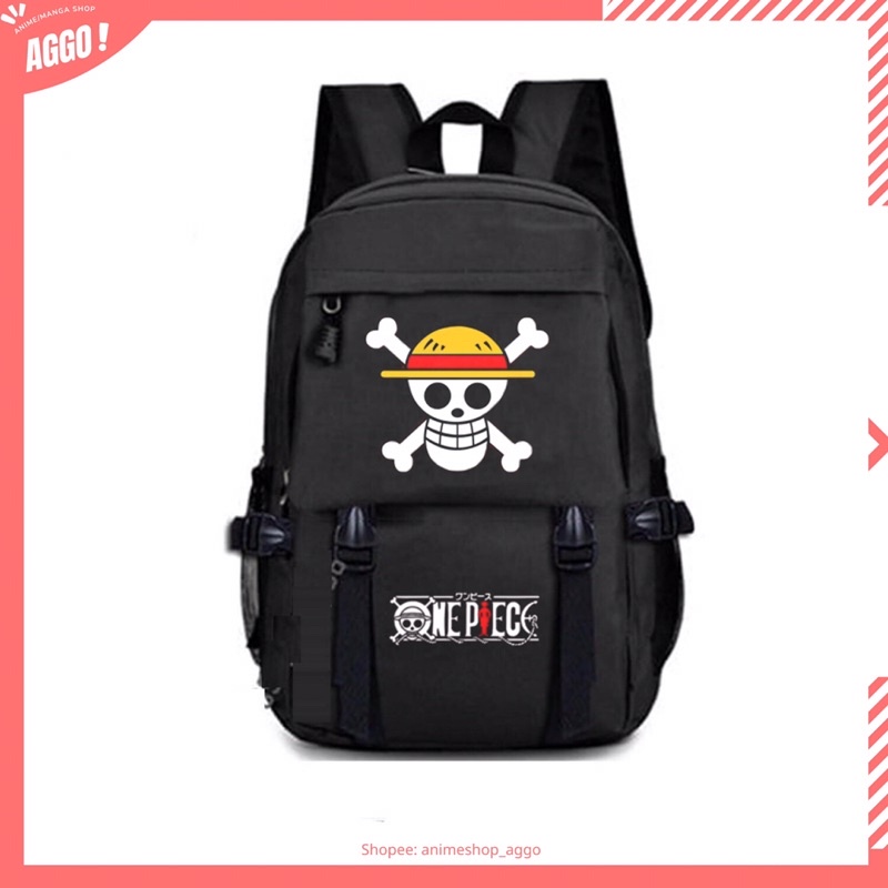 Balo Đi Học Anime Manga One Piece - Đảo Hải Tặc, Balo Monkey D.Luffy Mẫu Mới Chất Đẹp Cực Hot