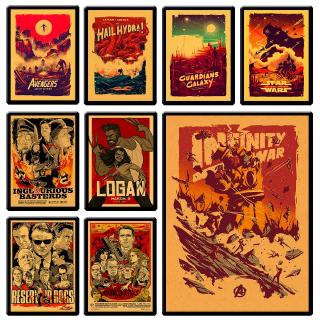 Poster Phim Star wars Phong Cách vintage