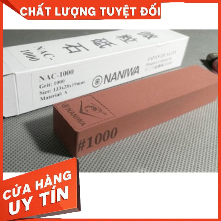 Đá mài dao, kéo chính hãng Nhật Bản - Naniwa NAC-#1000