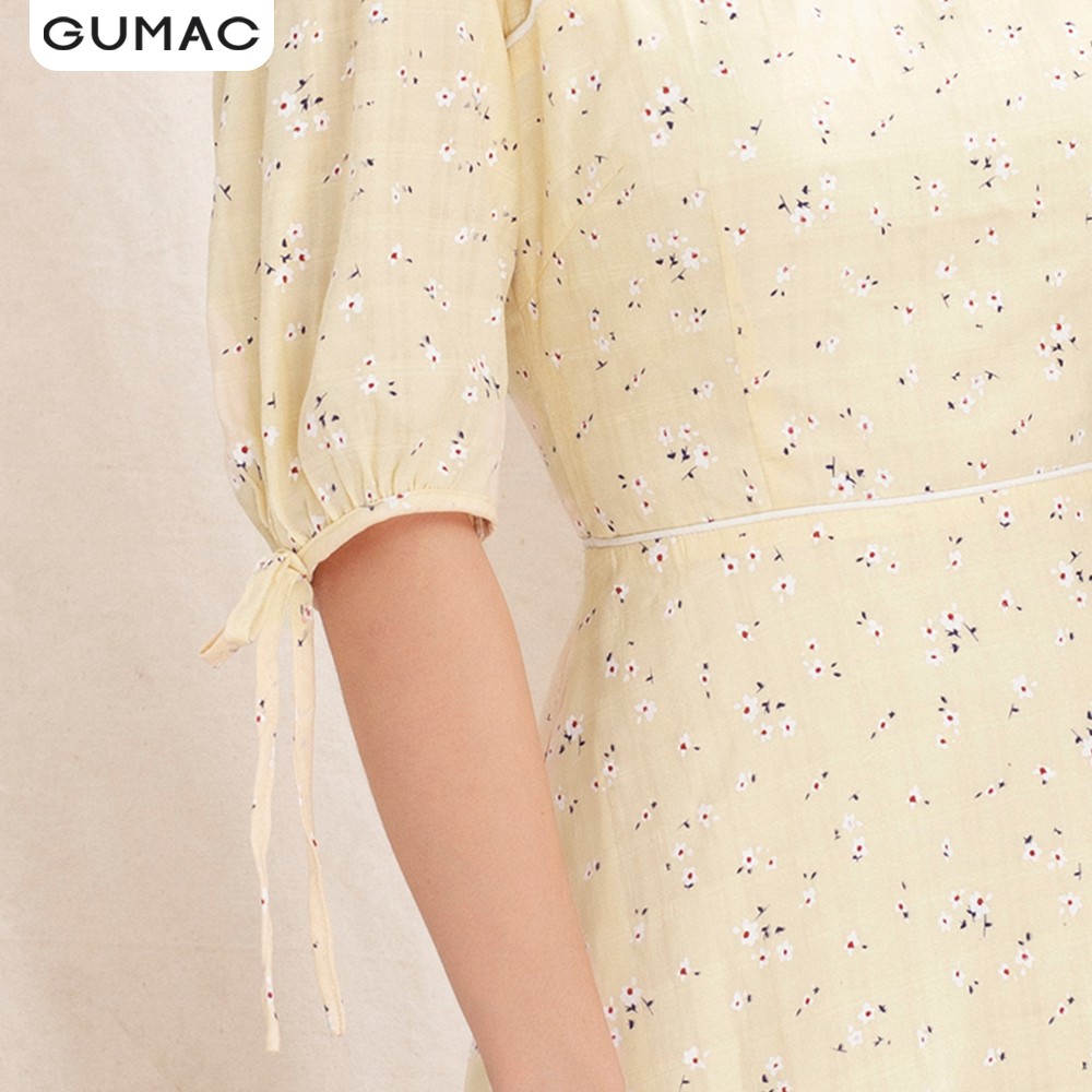 Đầm hoa phối viền DA1091 GUMAC | BigBuy360 - bigbuy360.vn
