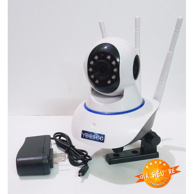 {HOT SALE}  Camera wifi Yoosee 3 Râu 2MP FullHD Quay quét thông minh xem trên điện thoại - SẴN HÀNG