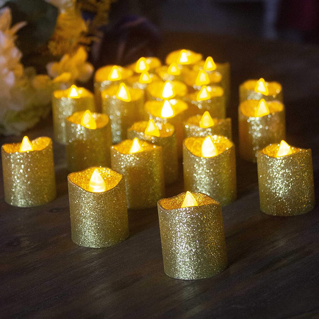 Đèn nến LED không lửa long lanh cho dịp Valentine