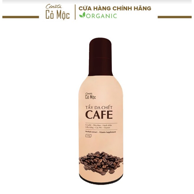 Tẩy Da Chết Cafe Cenota Cỏ Mộc 150g