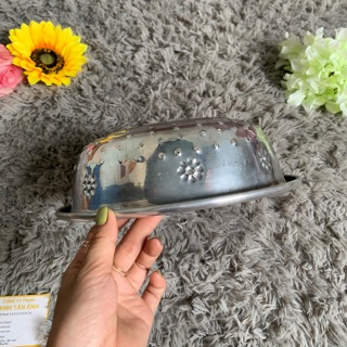Rổ nhôm 24cm lỗ nhỏ