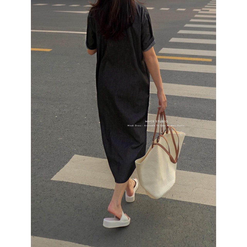 Đầm Suông Denim W.h.oau