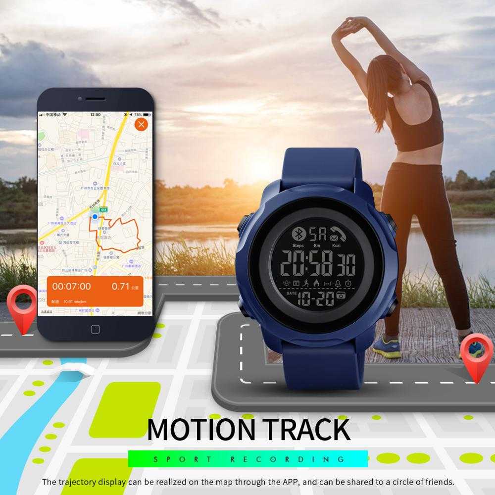 Đồng Hồ Thông Minh Lckmnoffcll Skmei Đếm Bước Chân Bluetooth Calorie 1572