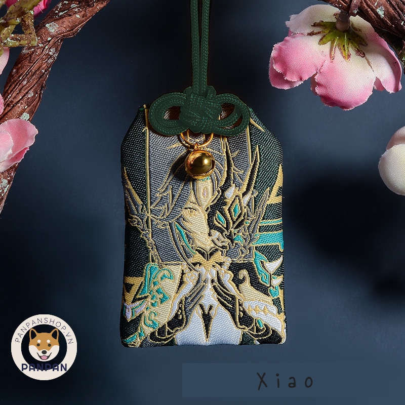 Túi Omamori may mắn thêu tay Genshin Impact