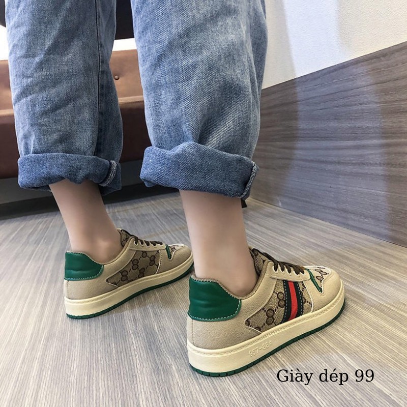 Giày nữ hot , giày thể thao nữ GUCCI 3 vạch siêu đẹp, mẫu siêu xinh hot trend năm 2021 | BigBuy360 - bigbuy360.vn