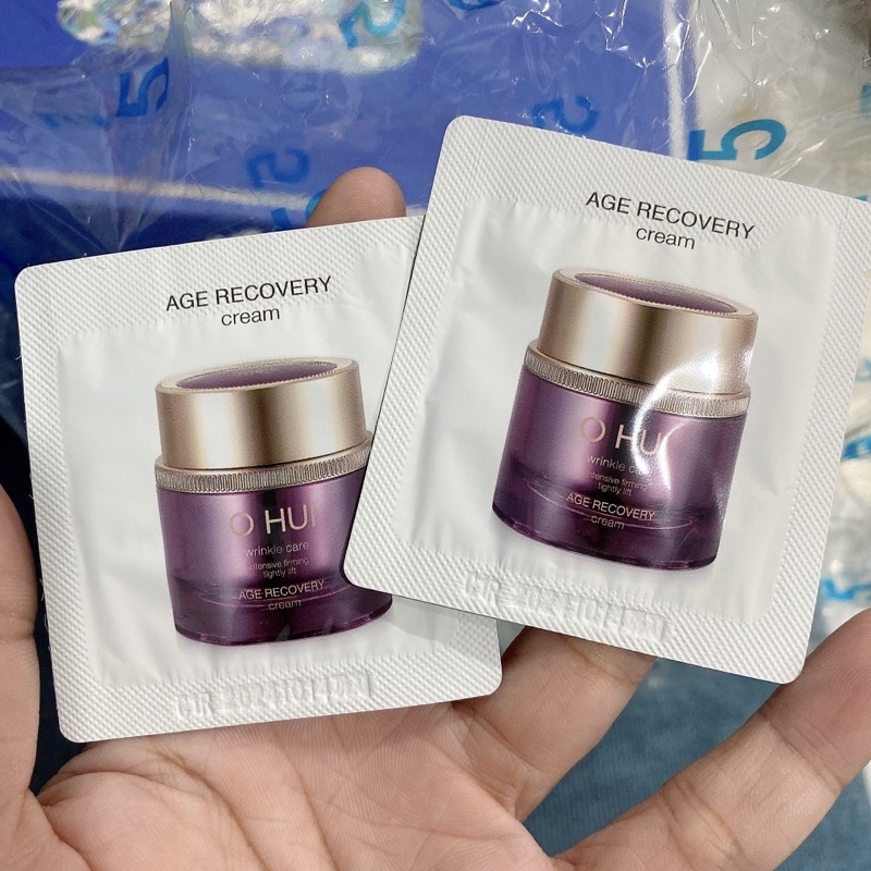 Gói kem dưỡng OHUI Age Recovery 1ml_chống lão hóa mờ nhăn sâu