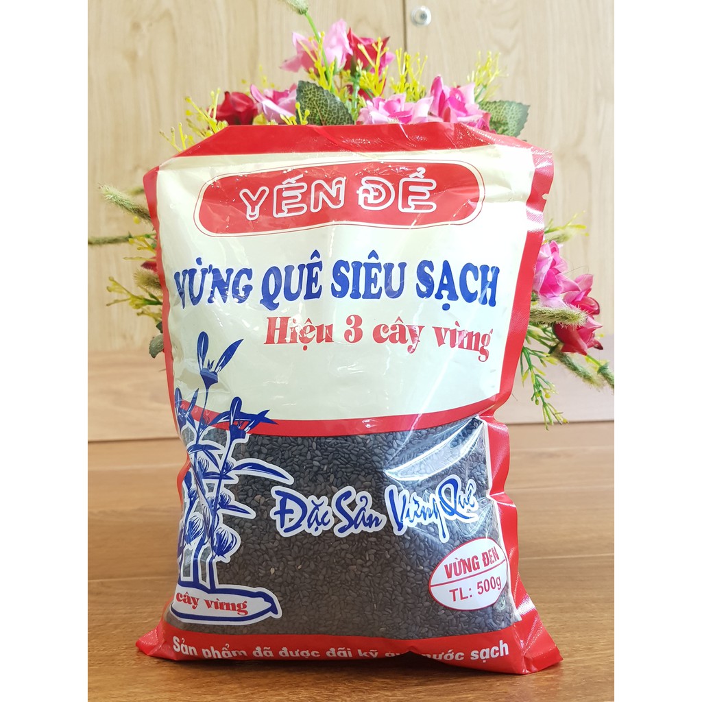 Vừng quê siêu sạch hiệu 3 cây vừng 500G