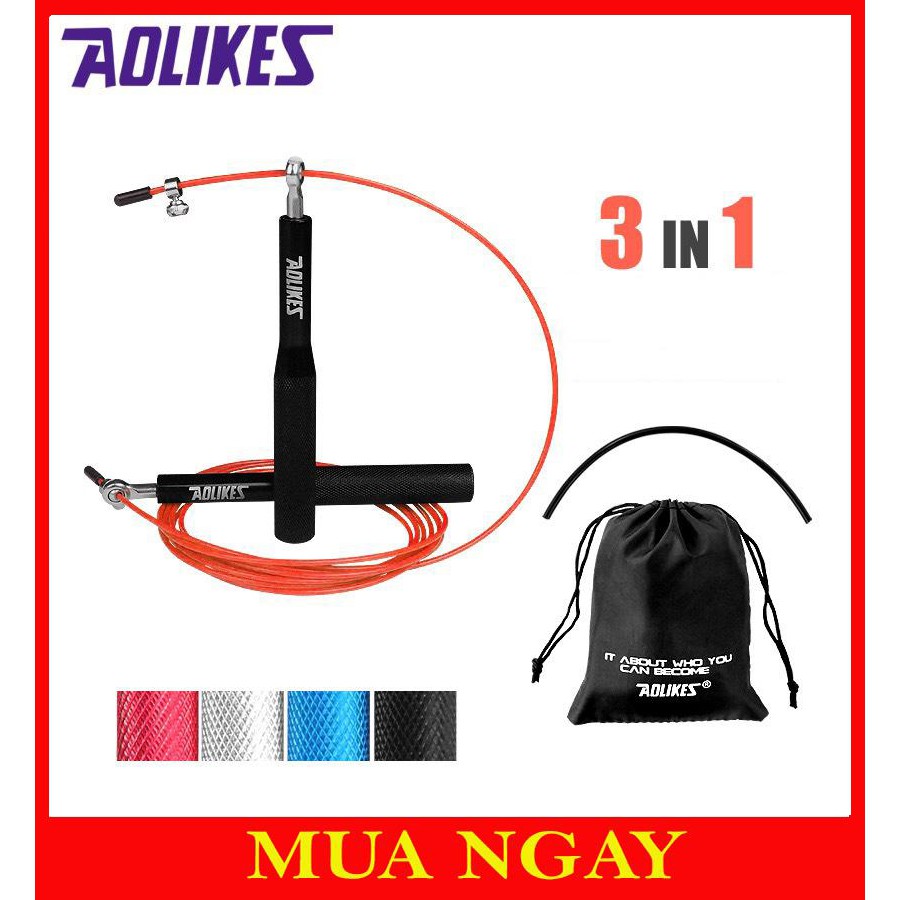 Dây nhảy hợp kim nhôm siêu bền Aolikes cao cấp AK14