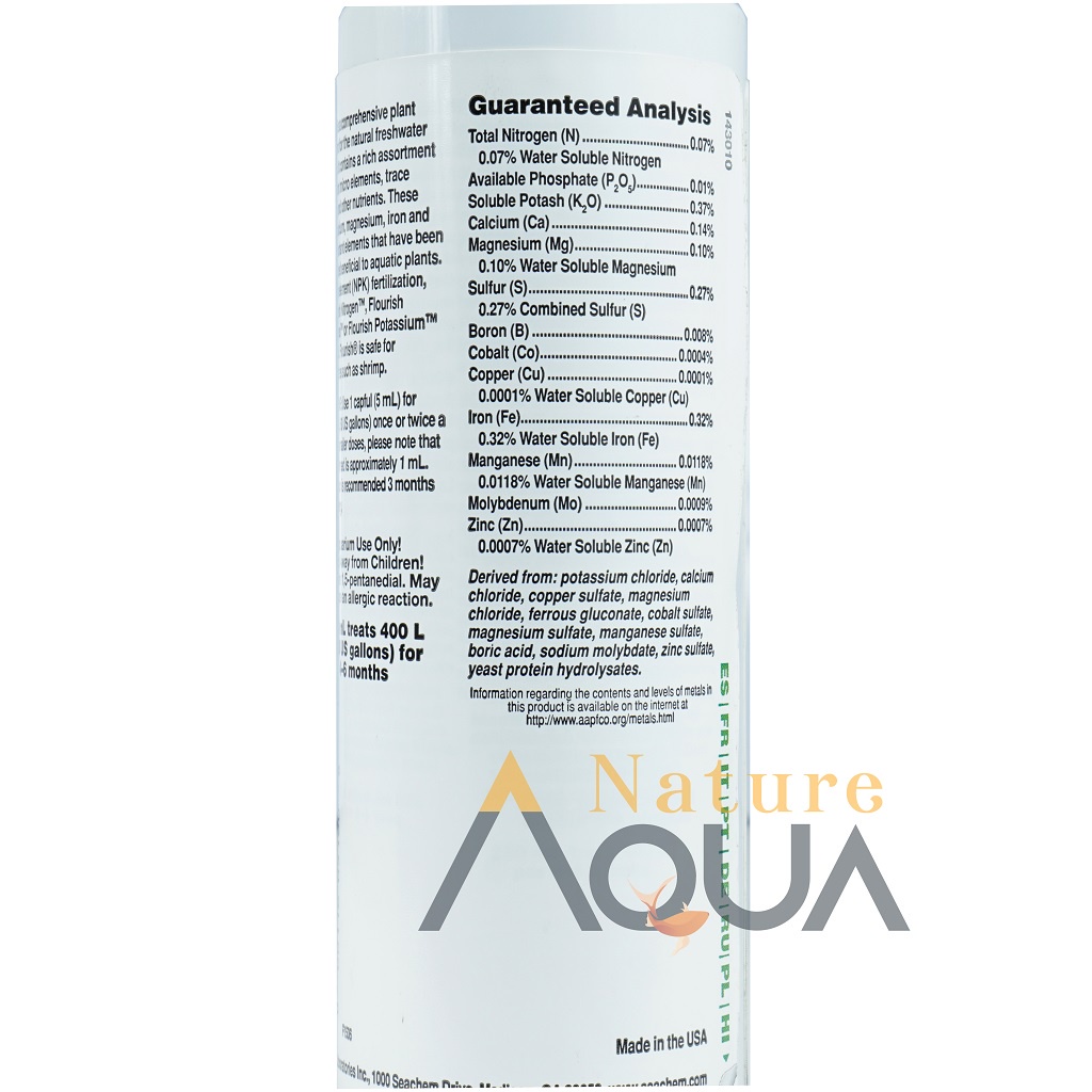 SEACHEM FLOURISH - PHÂN NƯỚC TỔNG HỢP CHO CÂY THỦY SINH 100ml/250ml/500ml