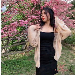 Áo Cadigan Len mỏng siêu xinh