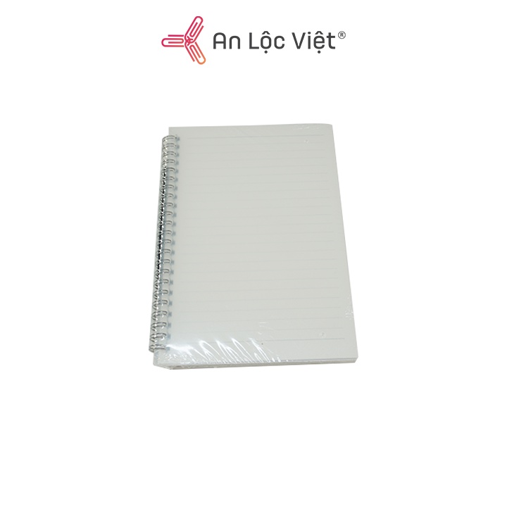 Sổ Lò Xo Inox Không Gỉ B5 160 Trang - Bìa Nhựa PP Trong Suốt