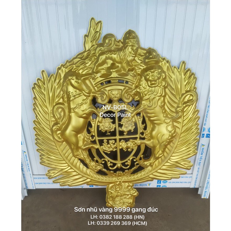 Sơn Nhũ Vàng 24K Lon 200g Siêu Tiết Kiệm