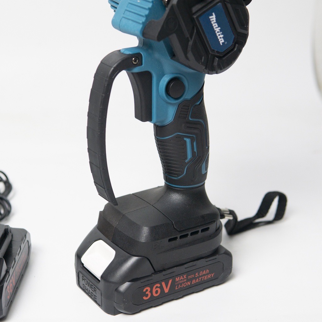 Máy cưa xích điện cầm tay mini Matec-CHÍNH HÃNG KHÔNG CHỔI THAN pin sạc lithium có thể sạc lại