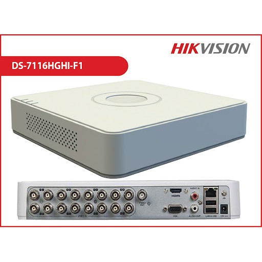 Đầu ghi 16 kênh Turbo HD 3.0 Hikvision DS-7116HGHI-F1/N - Hàng chính hãng