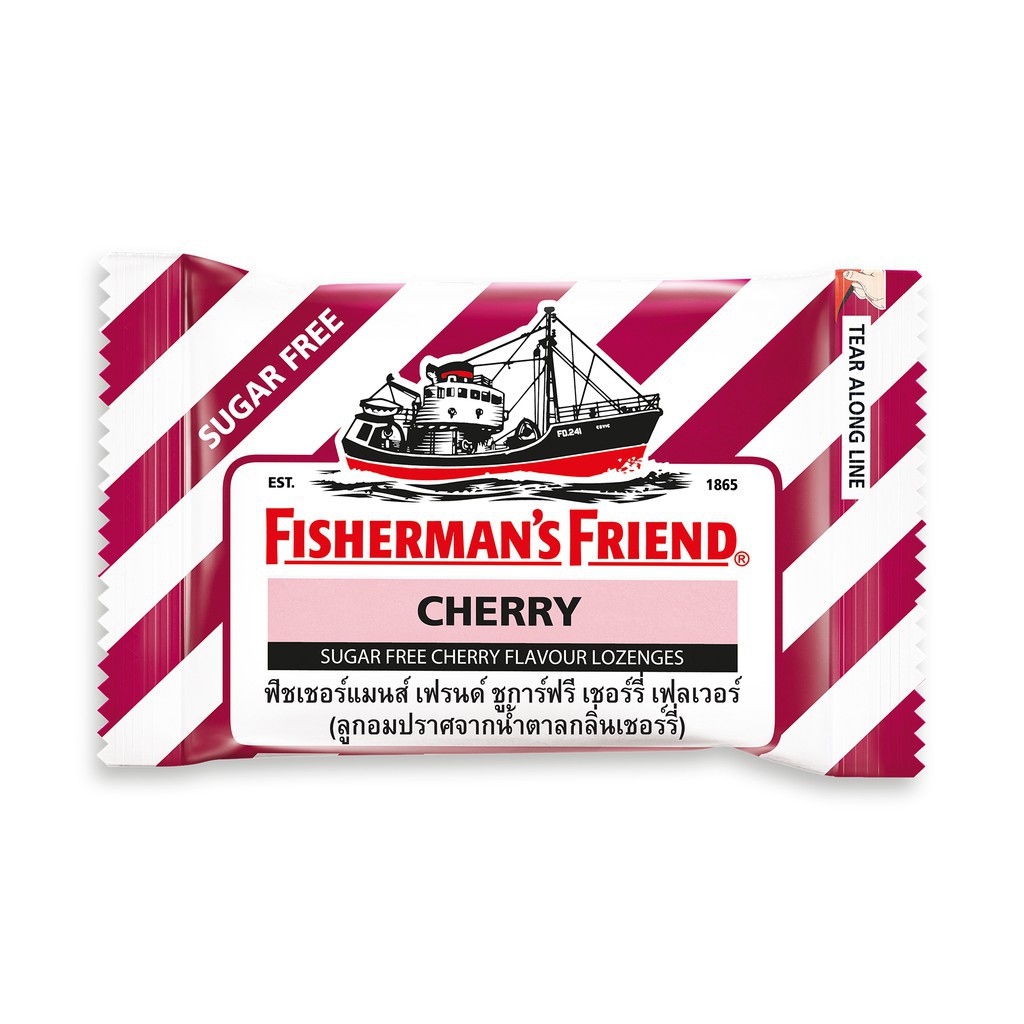 (6 vị) Kẹo cay con tàu Fisherman's Friend gói 25gr