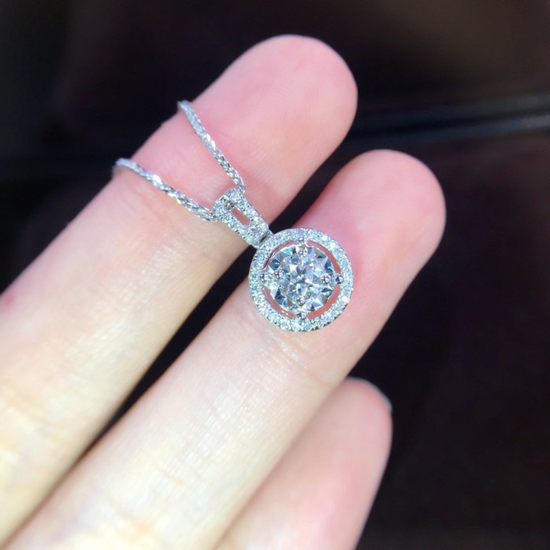 vòng cổ Mặt Đá 3 Karat Mozamb