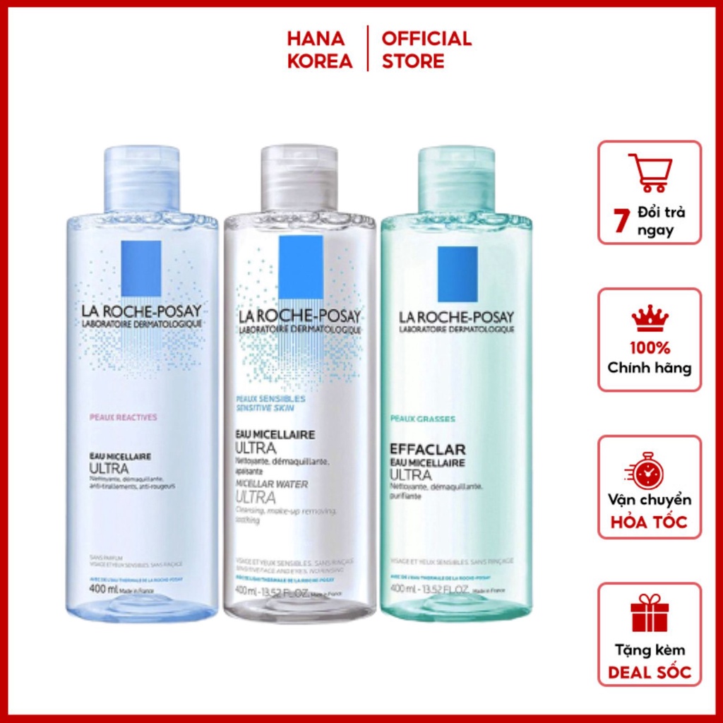 Nước tẩy trang Laroche-Posay Eau Micellar (400ml)