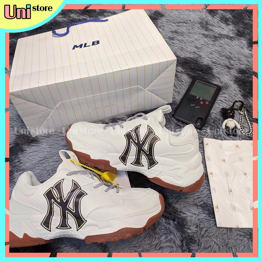 Giày Sneaker MLB Nam Nữ, Giày Boston, NY, LA Da Bò Đế 2 Lớp Tăng Chiều Cao Hàng Cao Cấp Full Box + Bill | BigBuy360 - bigbuy360.vn