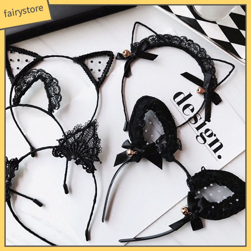 Cài tóc tai mèo dễ thương cho nữ