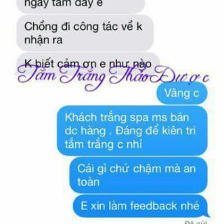 Tắm trắng thảo dược