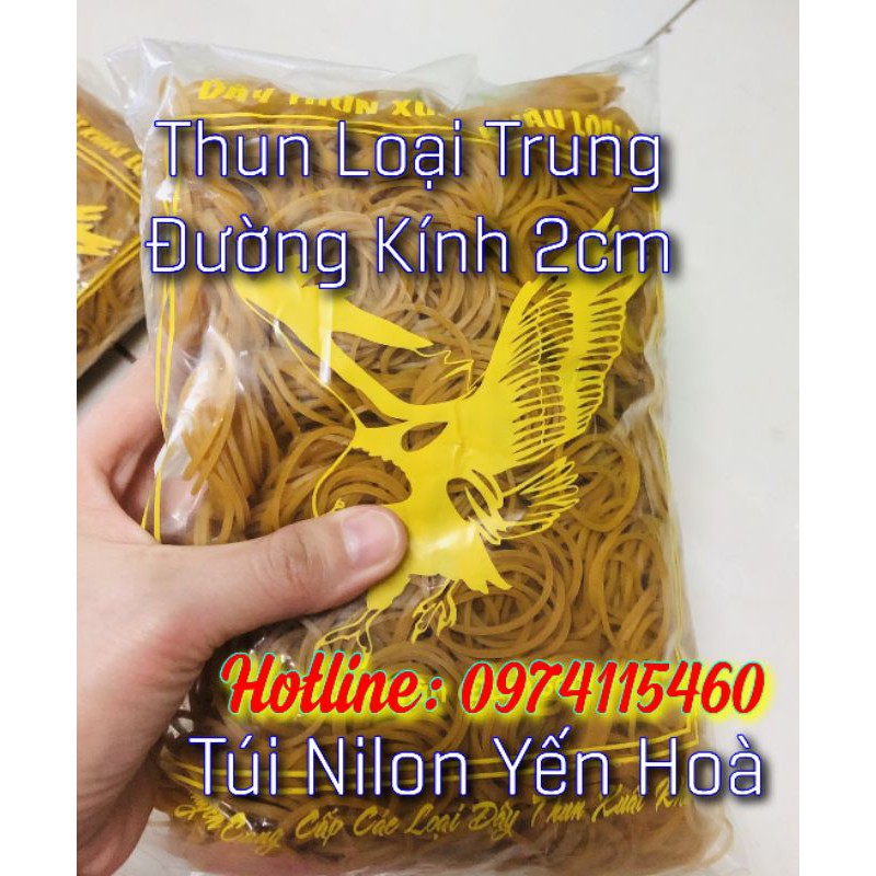 500gr dây thun vàng loại nhí/trung/đại (cân nặng đóng gói 1 bịch 500gr có thể chênh lệch +-10gr nhé)