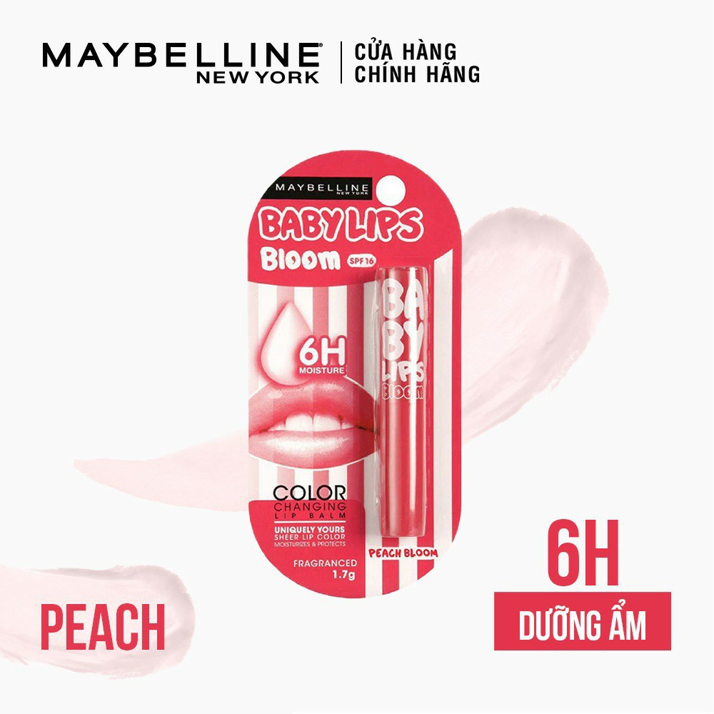 Son dưỡng môi Baby Lips Bloom Maybelline New York chống nắng SPF 16 (có màu) 1.7g