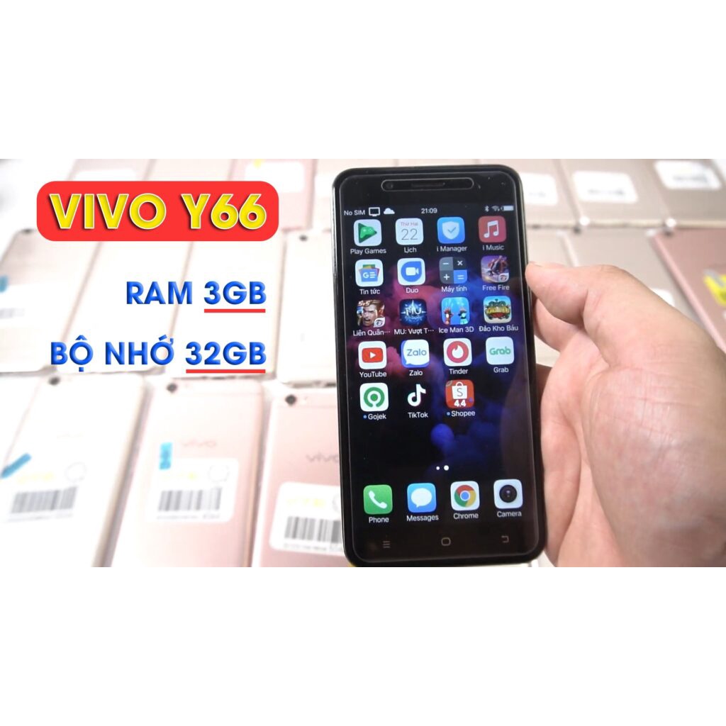 Điện thoại VIVO Y66 ram 3G rom 32G mới 99% Chính hãng, Chiến Game PUBG/FREE FIRE mượt [Tặng Ốp Lưng, Kính Cường Lực]