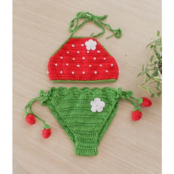 Bikini HandMade bằng len cho bé