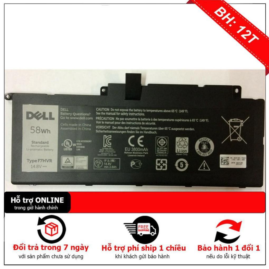 BH12TH . Pin Laptop DELL INSPIRON 15-7537 (ZIN 4 CELL) Dell Inspiron 15 7537 17 7737 F7HVR 062VNH G4YJM Cell dẹp