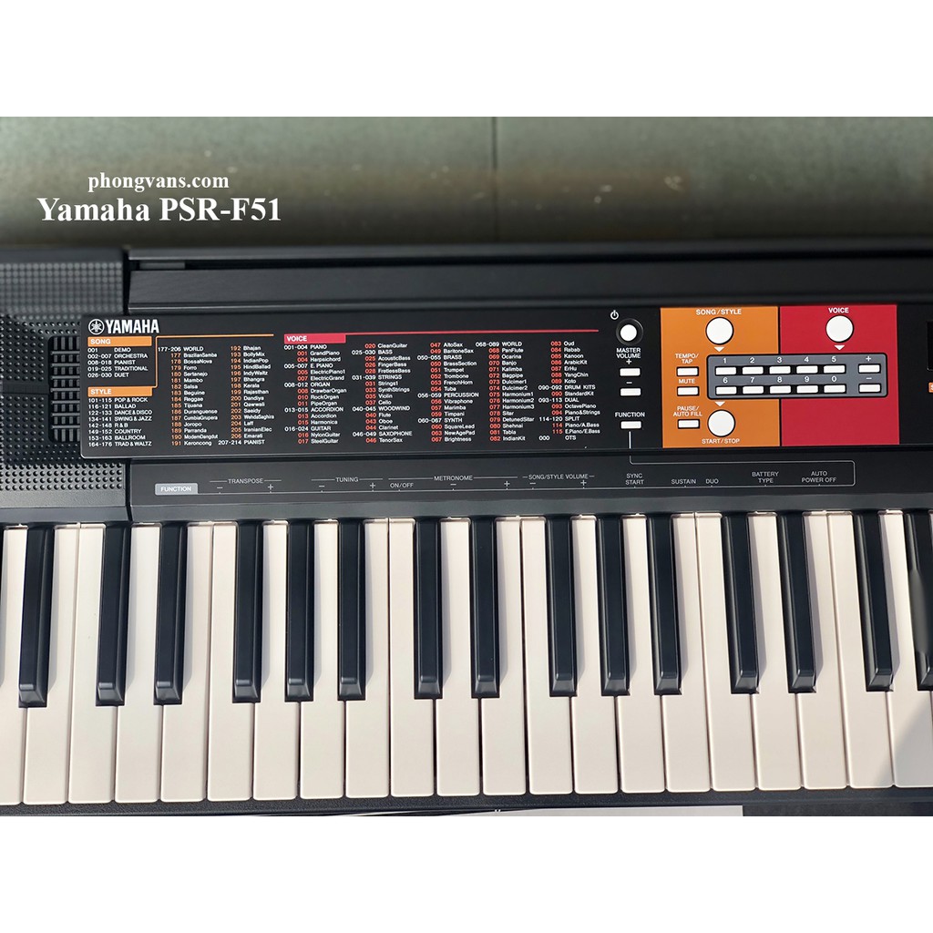 Đàn Organ Điện Tử Yamaha PSR-F51