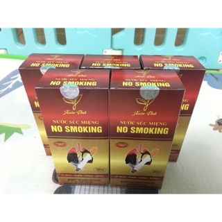 COMBO 5 Hộp Nước Súc Miệng Cai Thuốc Lá No Smoking Xuân Vinh